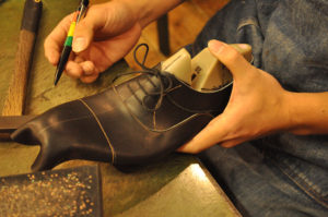 手作り靴教室・靴工房（東京）ストレートチップ